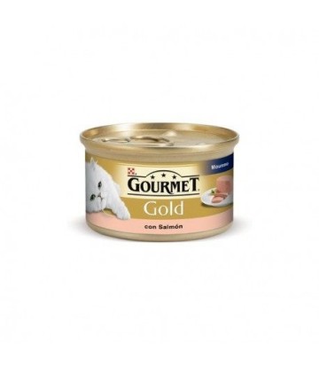 GOURMET CAT GOLD MOUSSE SALMON 85GR