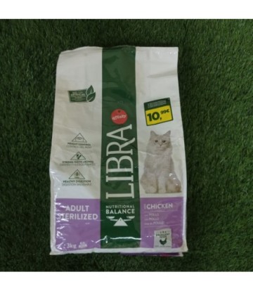 LIBRA CAT STERILIZED POLLO 3KG