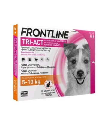 FRONTLINE TRI-ACT 5-10KG 3 PIPETAS