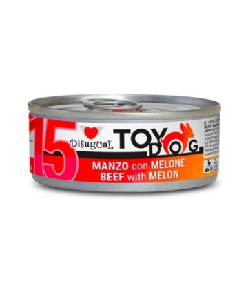 DISUGUAL PERRO TOY TERNERA CON MELON 85GR