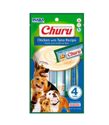 CHURU DOG POLLO Y ATUN 4x14GR