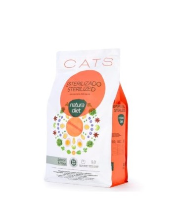 NATURA DIET CAT STERILIZED SALMON 1.5KG