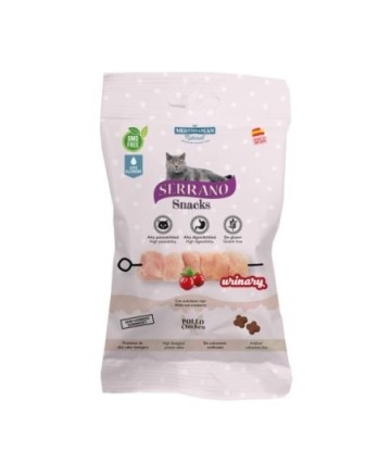 MDT SERRANO SNACK GATO URINARY POLLO 50GR