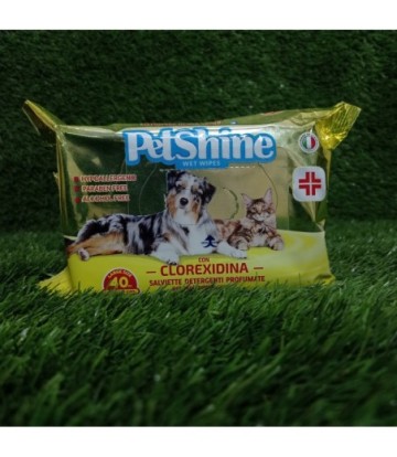 PETSHINE TOALLITAS XL CON CLOREXIDINA 40UDS