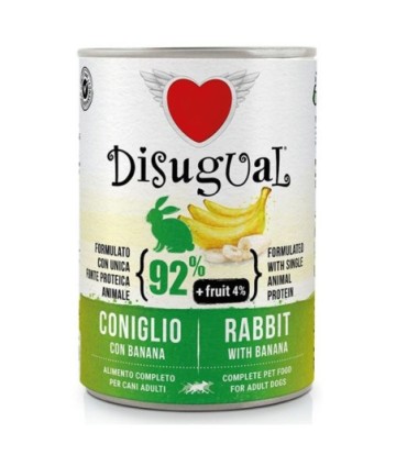 DISUGUAL PERRO CONEJO CON PLATANO 150GR