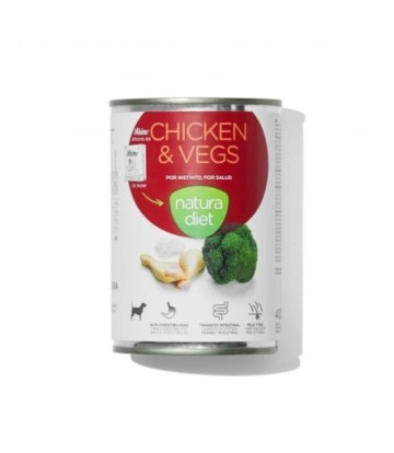 NATURA DIET  DOG CHICKEN & VEGS 400GR