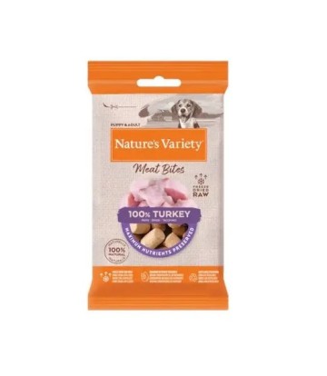 NATURES VARIETY MEAT BITES TURKEY 20GR