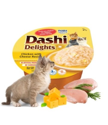 DASHI DELIGHTS POLLO CON QUESO 70GR