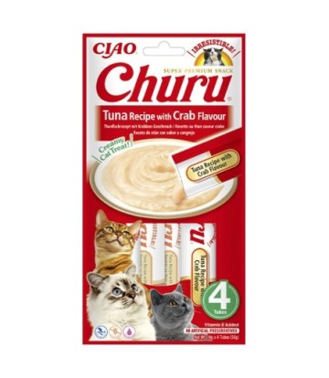 CHURU CAT ATUN CON CANGREJO 4X14GR