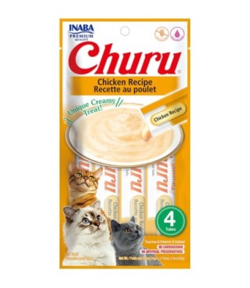 CHURU CAT POLLO 4X14GR