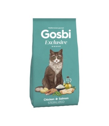 GOSBI EXCLUSIVE CAT CHICKEN&SALMON STERILIZED 400G