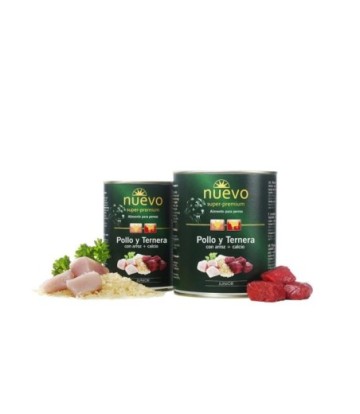 LATA PERRO JUNIOR POLLO Y TERNERA 800GR