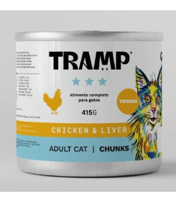 TRAMP CAT CHUNKS POLLO,...