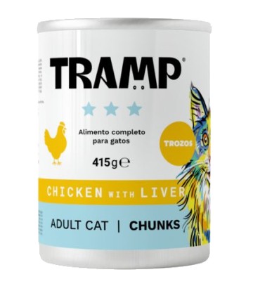 TRAMP CAT CHUNKS POLLO Y...