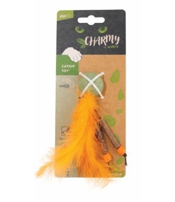 CHARMY BUGBEAR CATNIP TOY ORANGE