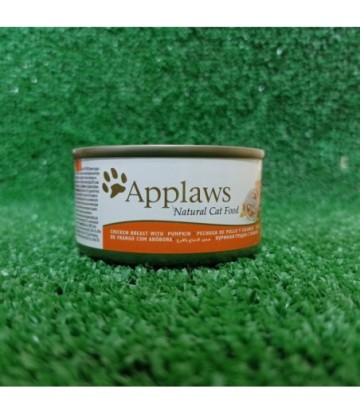 APPLAWS CAT LATA POLLO Y CALABAZA 70GR