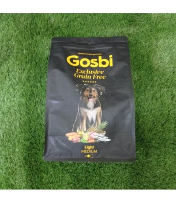 GOSBI EXCLUSIVE GRAIN FREE LIGHT MEDIUM 3KG