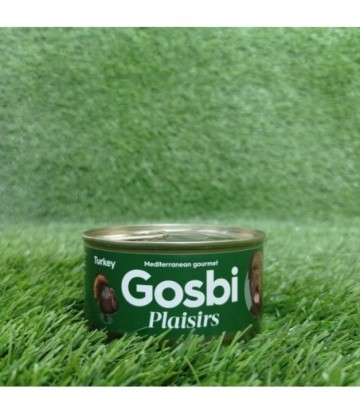 GOSBI PLAISIRS PAVO Y VEGETALES 185GR