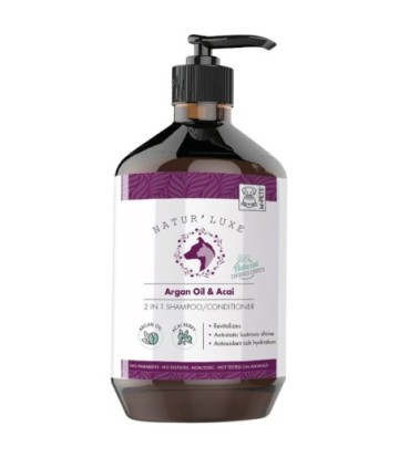 NATUR LUXE CHAMPU 2 EN 1 ACEITE ARGAN Y ACAI 500ML