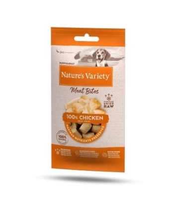 NATURES VARIETY MEAT BITES CHICKEN 20GR