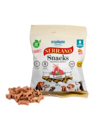 MDT SERRANO SNACK PERROS CORDERO 100GR