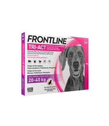 FRONTLINE TRI-ACT 20-40KG 6 PIPETAS