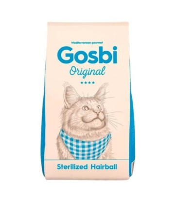 GOSBI ORIGINAL CAT STERILIZED HAIRBALL 3KG