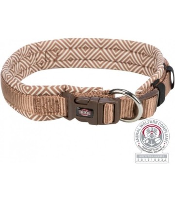 TRIXIE COLLAR NEOPRENO ACOLCHADO CARAMELO XS-S