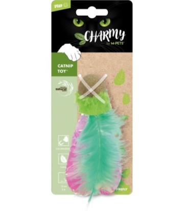 CHARMY TOY CATNIP FIREFLY GREEN