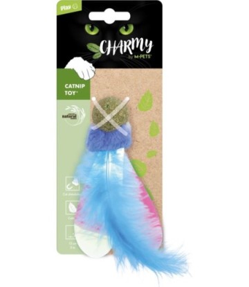 CHARMY TOY CATNIP FIREFLY BLUE