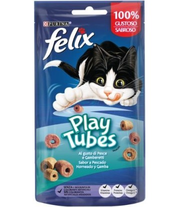 FELIX PLAY TUBES PESCADO HORNEADO Y GAMBA 50GR