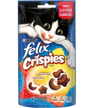 FELIX PARTY CRISPIES BUEY Y POLLO 45GR