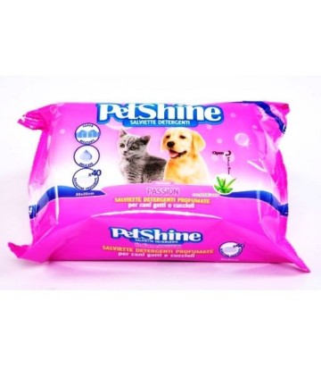 PETSHINE TOALLITAS XL AROMA FRUTA PASION 40UDS