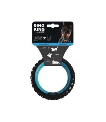 TRAMP RING KING MORDEDOR SIMPLE AZUL Y NEGRO