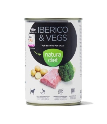 NATURA DIET DOG IBERICO & VEGS 400GR