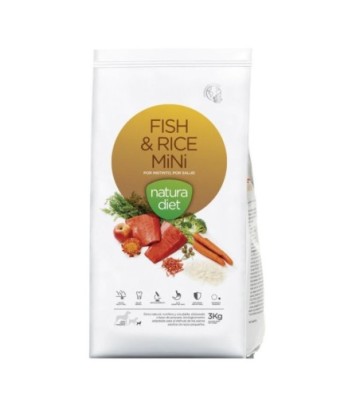 NATURA DIET FISH & RICE MINI 3KG