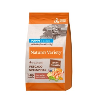 NATURES VARIETY NG PUPPY MEDIUM SALMON 10KG