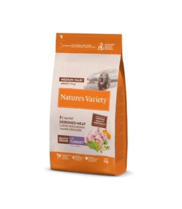 NV HEALTHY GRAINS ADULT MEDIUM PAVO 10KG