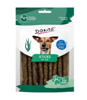 DOKAS PERRO STICKS DE ALGA 105GR