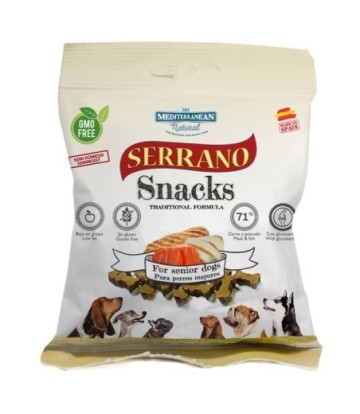 MDT SERRANO SNACK PERROS SENIOR 85GR