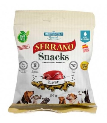 MDT SERRANO SNACK PERROS HIGADO 100GR