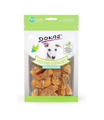 DOKAS PERRO PECHUGA DE POLLO CON BONIATO 70GR