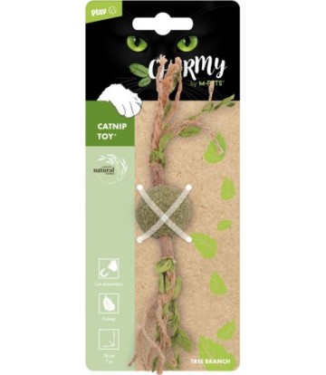CHARMY TREE BRANCH CATNIP TOY GREEN