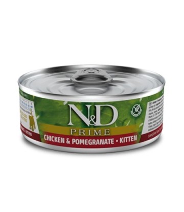 FARMINA N&D PRIME KITTEN POLLO Y GRANADA 70GR
