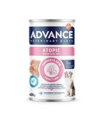 ADVET DOG ATOPIC CON PAVO 400GR