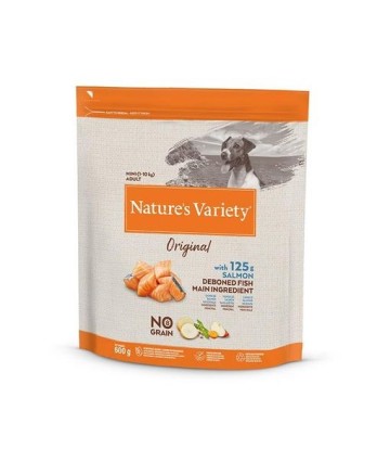 NV NO GRAIN ADULT MINI SALMON 600GR