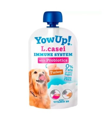 YOW UP DOG L.CASEI CON PROBIOTICOS SABOR PAVO 115G