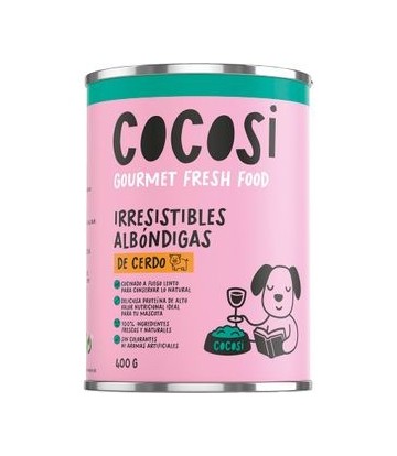 COCOSI DOG LATA ALBONDIGAS DE CERDO 400GR