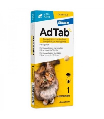 ELANCO ADTAB GATO 2-8KG 1 COMPRIMIDO