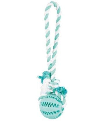 CUERDA DE JUEGO CON PELOTA DENTA FUN 7CMX24CM